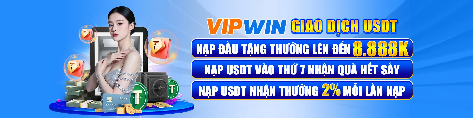 Nạp tiền bằng tiền mã hóa USDT KV99
